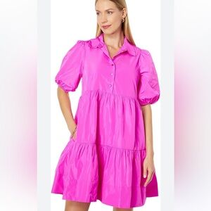 Lilly Pulitzer Sz Md Crissa Short Sleeve Oversized Dress
